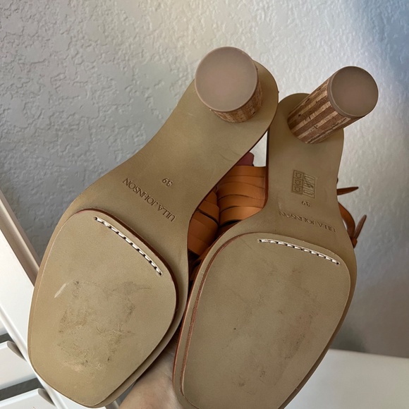 Ulla Johnson Meerkat Madeira Twisted Contrast High Heel - Size 9 - Picture 6 of 8